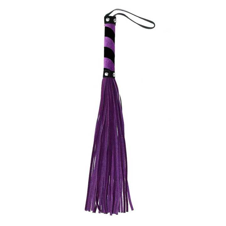 Flogger Morado 44 cm de Bondage Play | VibraZon