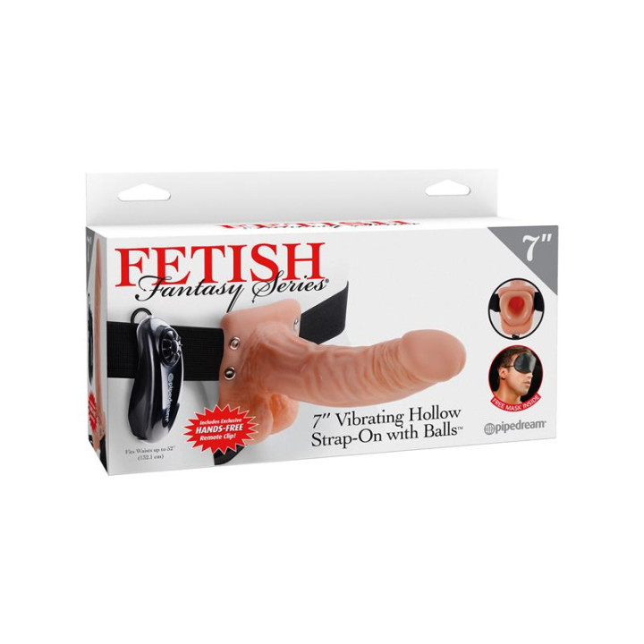 Arnés con Dildo Hueco y Vibración 7 de Fetish Fantasy Series | VibraZon