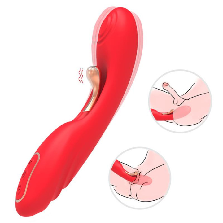 Vibrador con Tickler Punto G de Urban Sky | VibraZon