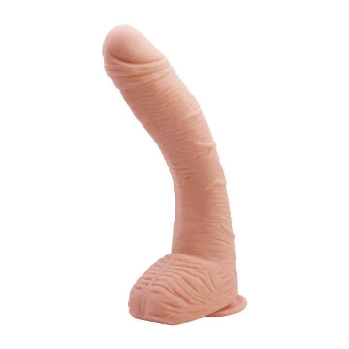 Alex Dildo con Testículos Punto G con Ventosa Natural de Baile