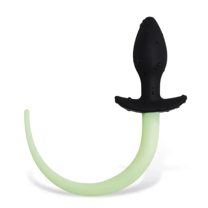Plug Anal con Cola que Brilla en la Oscuridad de Intoyou Shining Line