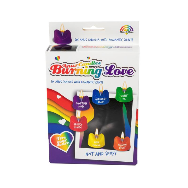 Velas Forma de Ano Burning Love de Spencer & Fleetwood | VibraZon