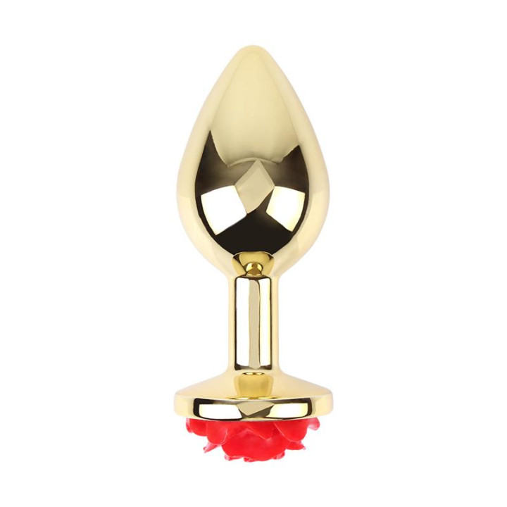 Plug Anal con Joya de Rosa Showy Rose Talla L de Chisa | VibraZon