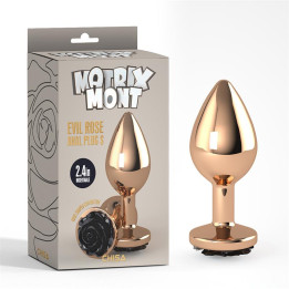 Plug Anal con Joya Evil Rose Talla S de Chisa | VibraZon