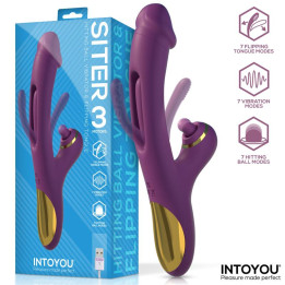 Siter Vibrador con Lengua Movimiento Flipping y Bola Golpeteo de Intoyou | VibraZon