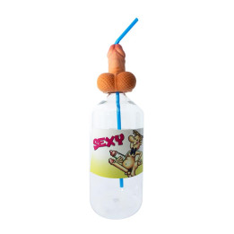 Biberón Personal Pene 500 ml de Diverty Sex | VibraZon