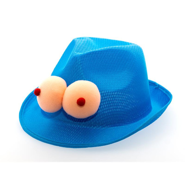 Sombrero Pechos Azul Claro de Diverty Sex | VibraZon