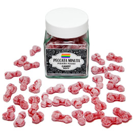 Bote 40 Caramelos Pene LGBT Fresa/Cereza de Diverty Sex | VibraZon