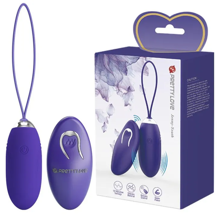 Jenny Youth Huevo Vibrador con Control Remoto de Prettylove