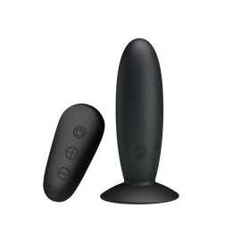 Plug Anal con Vibración y Control Remoto USB de Mr Play | VibraZon