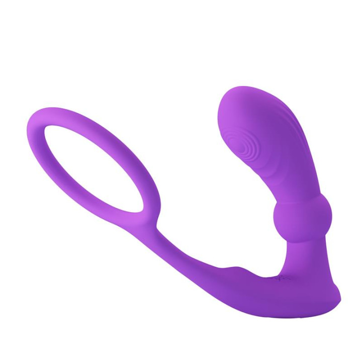 Warren Plug Anal y Anillo para el Pene con Vibración y Pulsación a Control Remoto de Prettylove | VibraZon