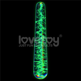 Dildo de Cristal que Brilla en la Oscuridad Dark Twilight Slim Fantasy de Lovetoy | VibraZon