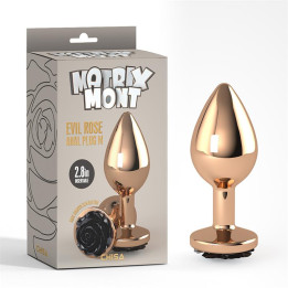 Plug Anal con Joya Evil Rose Talla M de Chisa | VibraZon