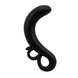 Estimulador Punto G Two-Finger Silicona Negro de Chisa | VibraZon