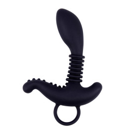 Estimulador Anal Booty Exciter Silicona Negro de Chisa | VibraZon