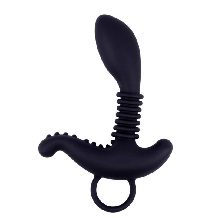 Estimulador Anal Booty Exciter Silicona Negro de Chisa | VibraZon