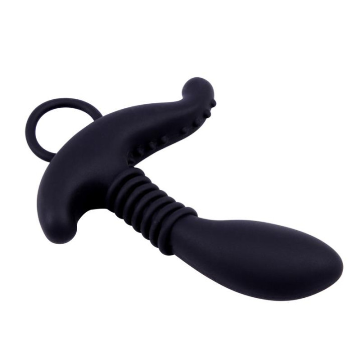 Estimulador Anal Booty Exciter Silicona Negro de Chisa | VibraZon