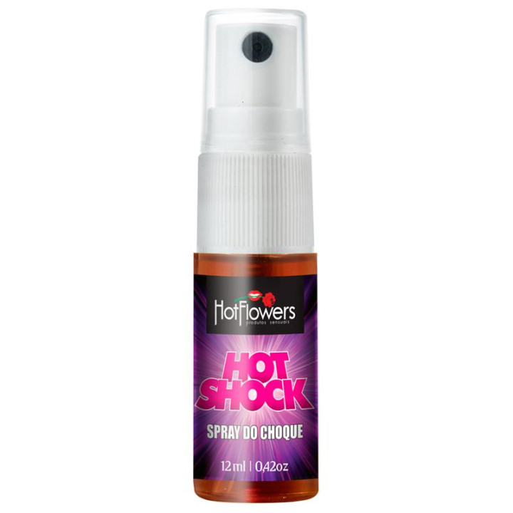 Spray Vibrador Hot Shock 12 ml de Hot Flowers | VibraZon
