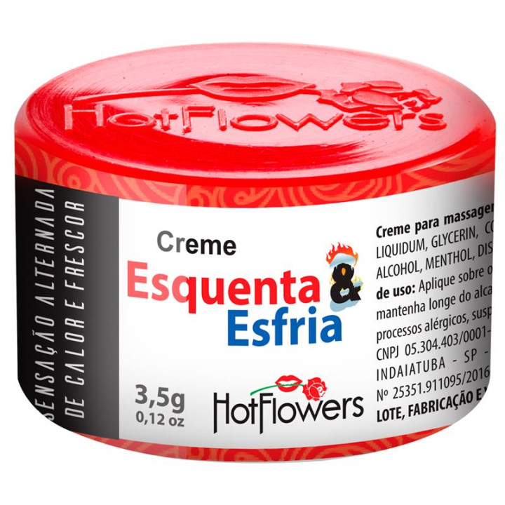 Crema Estimuladora Unisex Calor y Frío de Hot Flowers | VibraZon