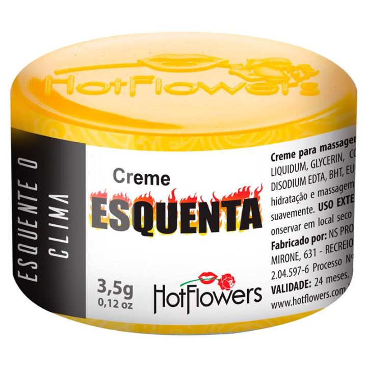 Crema Estimuladora Unisex Sensación Calor de Hot Flowers | VibraZon