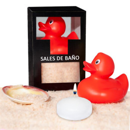 Set Sales Baño Vainilla Pato, Vela y Concha 150gr de Diverty Sex | VibraZon