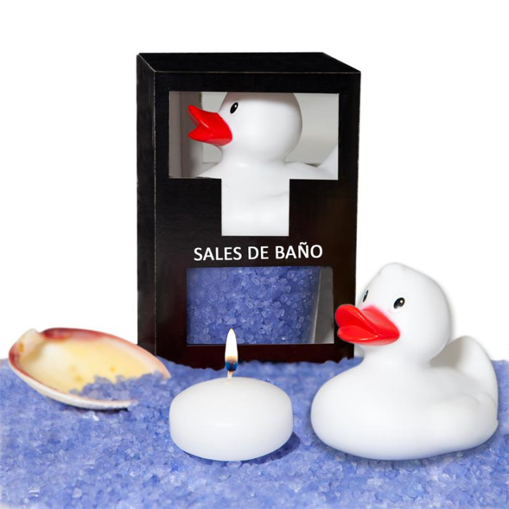 Set Sales Baño Aroma Lavanda Pato, Vela y Concha 150gr de Diverty Sex | VibraZon