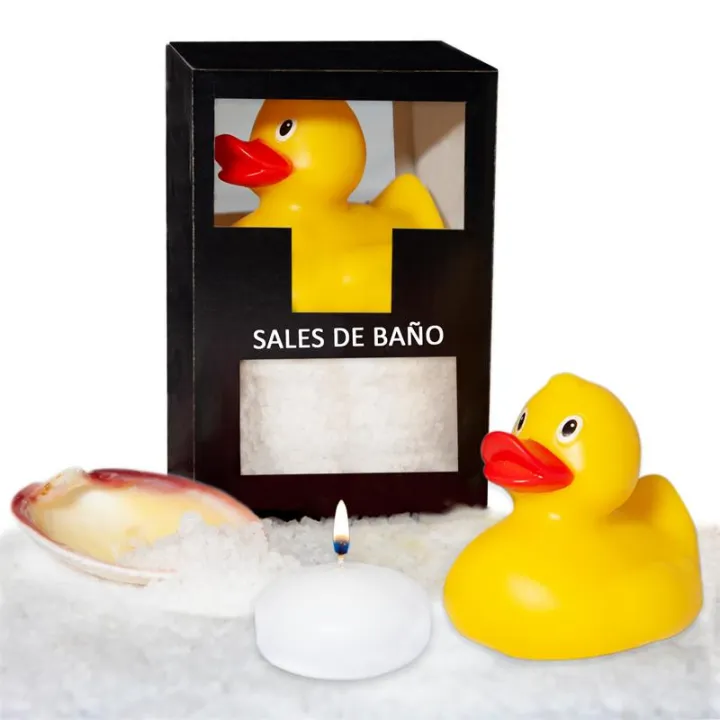 Set Sales Baño Aroma Coco Pato, Vela y Concha 150 gr de Diverty Sex