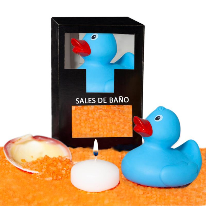 Set Sales Baño Aroma Mango Pato, Vela y Concha 150 gr de Diverty Sex | VibraZon