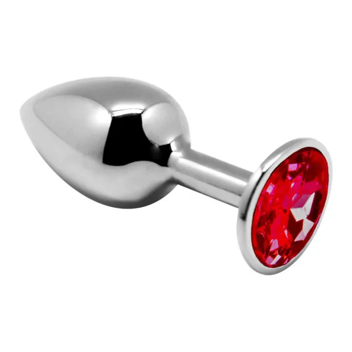 Set de 3 Plug de Metal con Joya de Alive