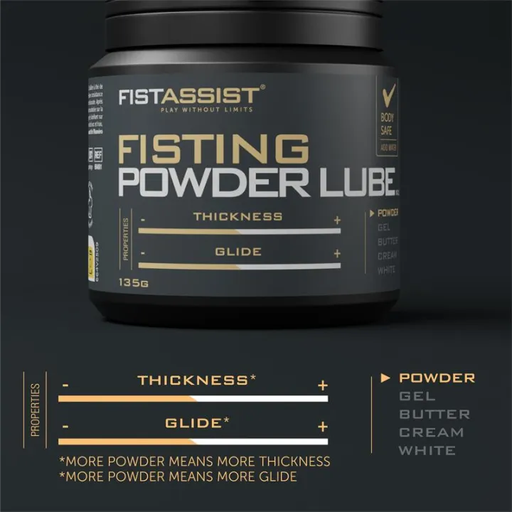 Fist Assist Powder Lube 135 gr de Cobeco Pharma