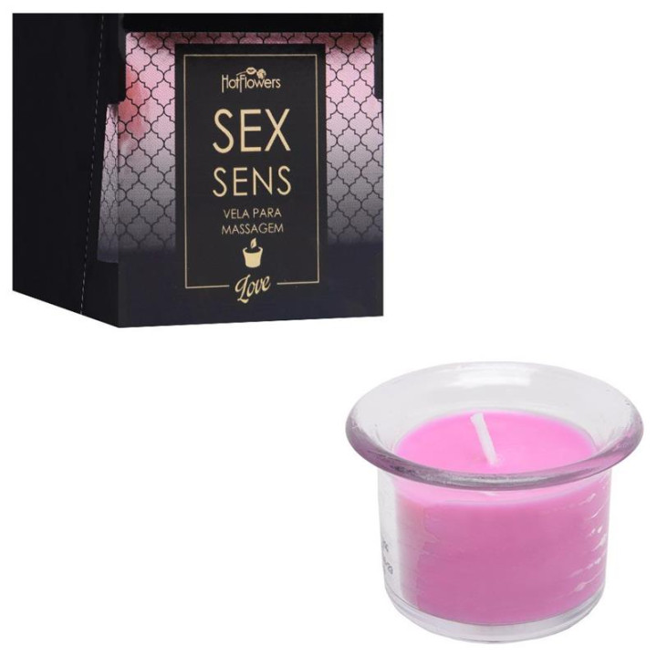 Vela de Masaje Perfumada Love de Hot Flowers | VibraZon