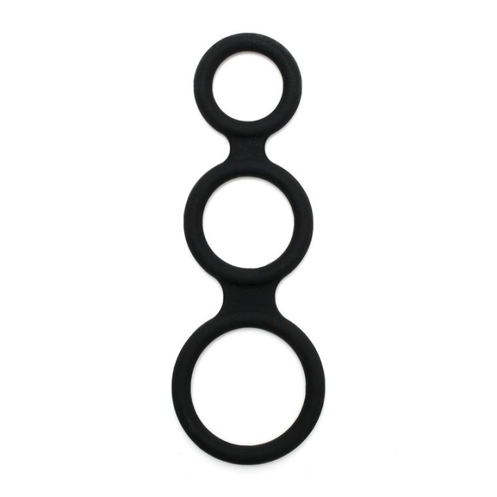 Anillo Triple Silicona de Latex Play | VibraZon