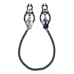 Pinzas para Pezones Estilo Mariposa con Cadena de Bondage Play | VibraZon