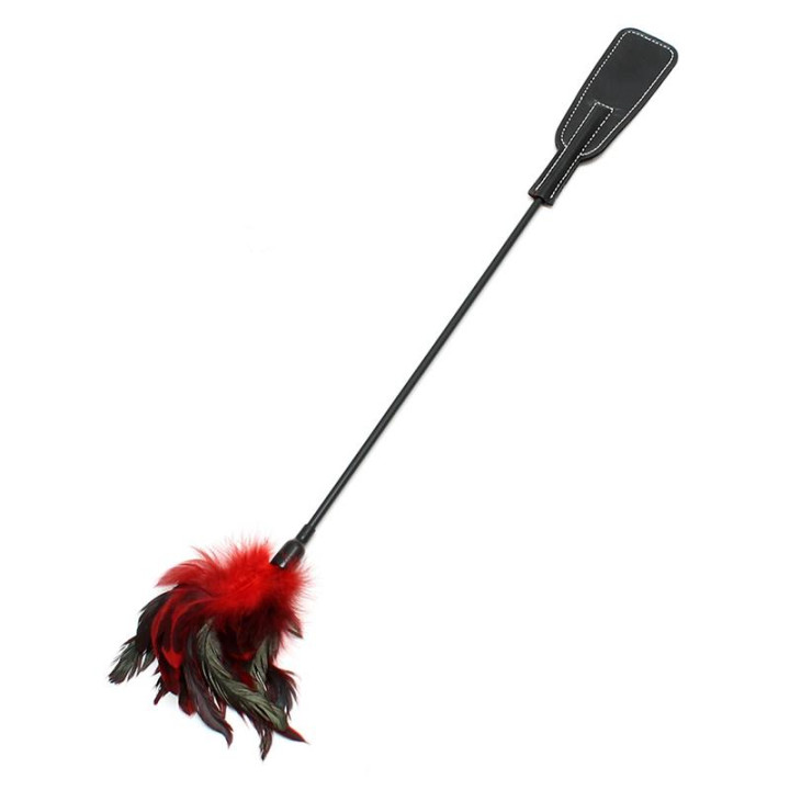 Pala y Plumas Estimuladoras 2 en 1 de Bondage Play | VibraZon
