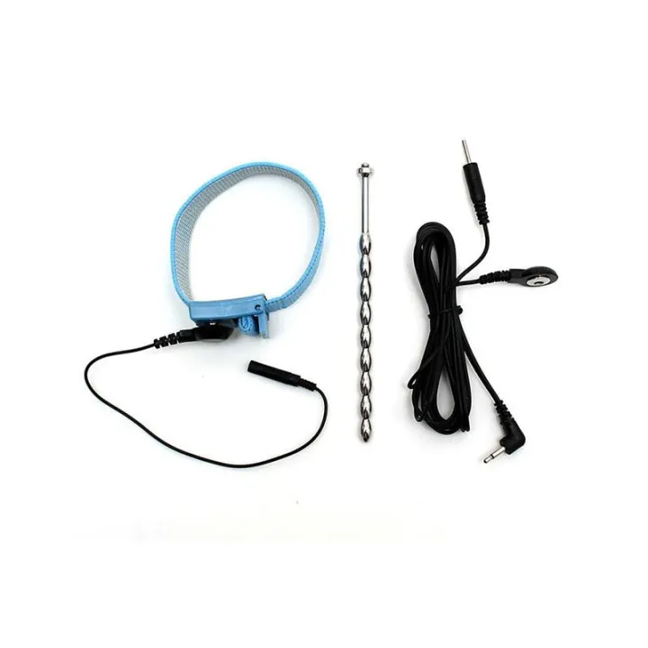 Anillo/Correa para el Pene y Dilatador de Uretra Electro Estimulación de Electro Play
