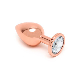 Plug Anal con Joya Pisa Rose Gold de Rimba Toys | VibraZon