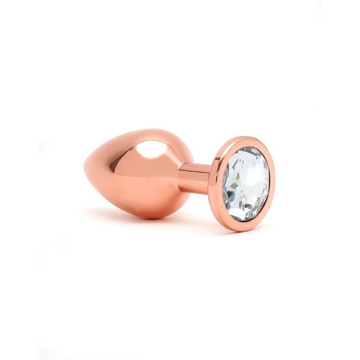 Plug Anal con Joya Pisa Rose Gold de Rimba Toys | VibraZon