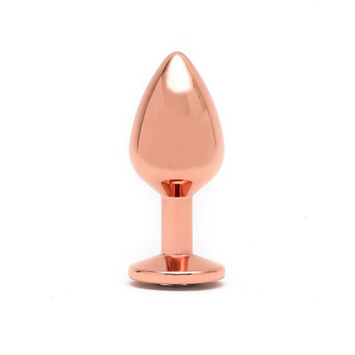 Plug Anal con Joya Pisa Rose Gold de Rimba Toys | VibraZon