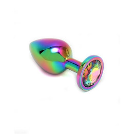 Plug anal con joya Arcoiris Pisa Rainbow de Bondage Play | VibraZon