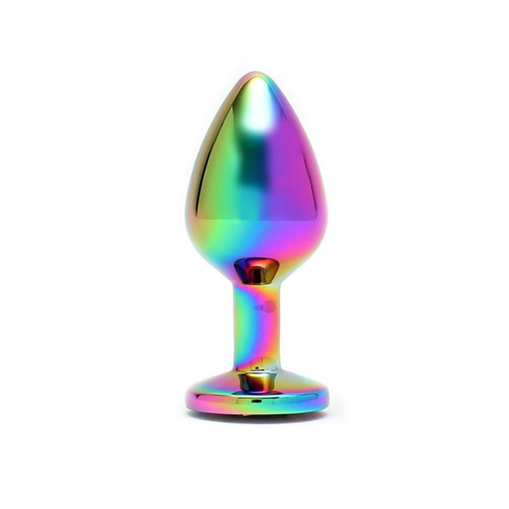Plug anal con joya Arcoiris Pisa Rainbow de Bondage Play | VibraZon