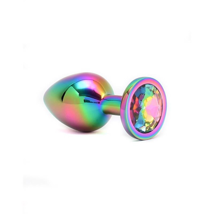 Plug anal con joya Arcoiris Pisa Rainbow de Bondage Play | VibraZon