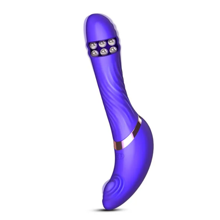 Rayden Vibrador con Pulsación y Bolas Internas Desmontable Dos Posiciones de Action
