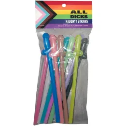 Set 11 Pajitas All Dicks Forma de Pene de Kheper Games