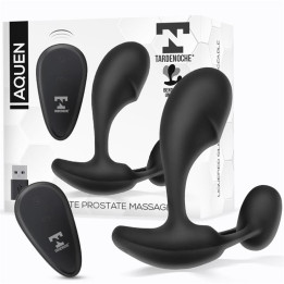 Aquen Estimulador Prostático y Perineo Control Remoto Silicona Líquida USB Magnético de Tardenoche | VibraZon