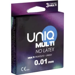 Multisex Preservativos Varios Usos 3 unidades de Uniq