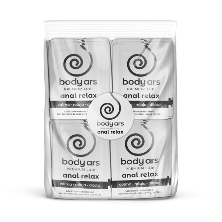 Bolsa Monodosis Gel Lubricante Base Agua Relajante Anal 100 x 4 ml de Body Ars | VibraZon