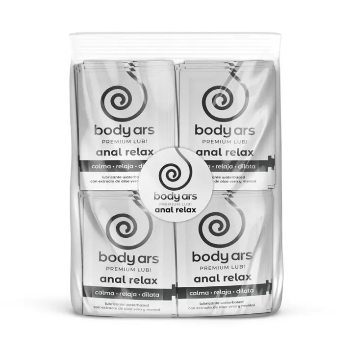 Bolsa Monodosis Gel Lubricante Base Agua Relajante Anal 100 x 4 ml de Body Ars