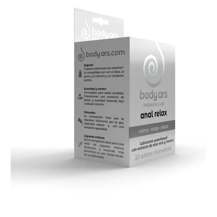 Monodosis Gel Relajante Anal Base Agua 20 x 4 ml de Body Ars