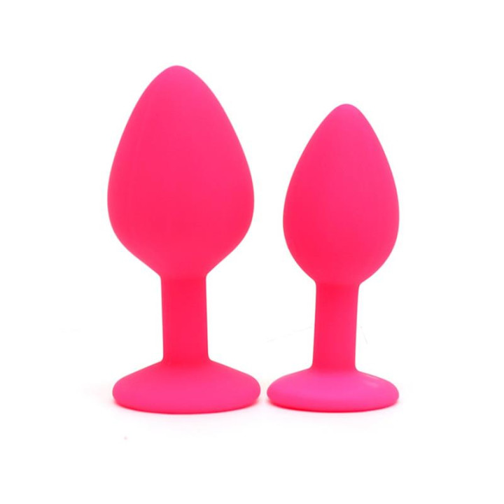 Set de 2 Plugs con Joya Berlin Rosa de Rimba Toys | VibraZon