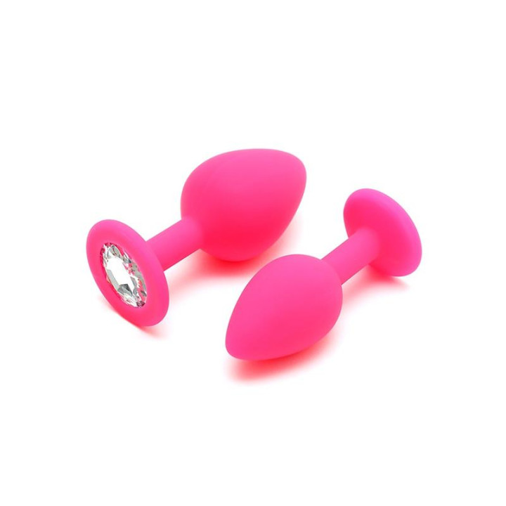 Set de 2 Plugs con Joya Berlin Rosa de Rimba Toys | VibraZon